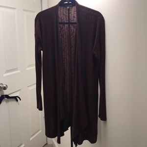 American Eagle Purple Cardigan Size M